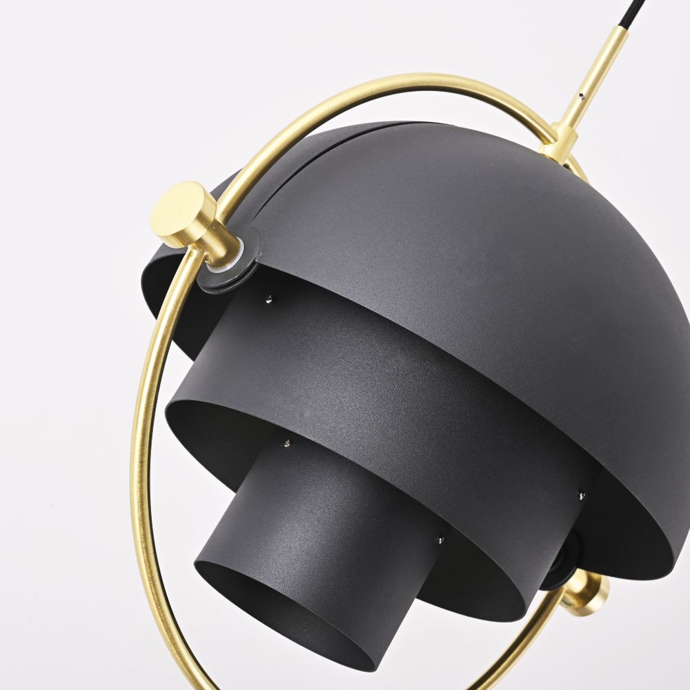 Подвесной светильник Louis Weisdorff Gubi Multi-lite Suspension Lamp Black
