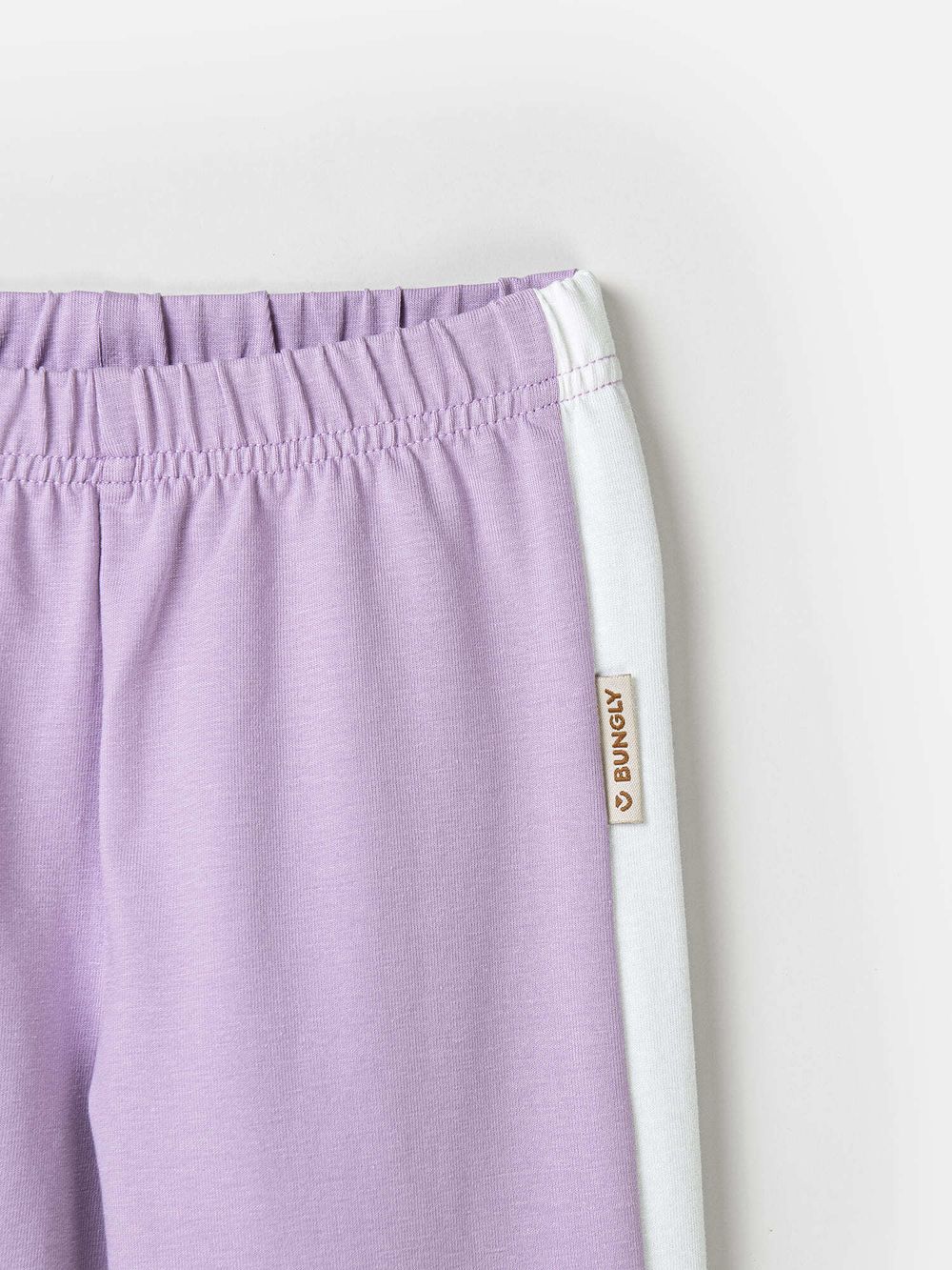 Лосины с манжетой и лампасами "Лаванда"