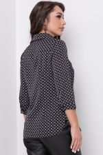 Рубашка Жаклин модная (блэк) Diolche (Акция)
