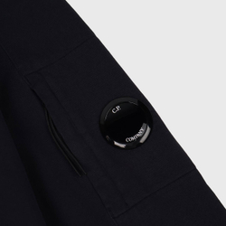 Худи на молнии C. P. Company Light Fleece Total Eclipse