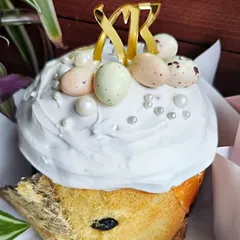 Кулич сдобный классический с изюмом / 350 гр