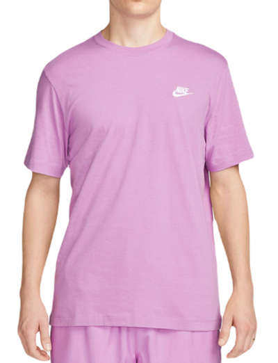 Мужская теннисная футболка Nike Sportswear Club T-Shirt - rush fuchsia