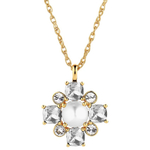 Колье Dyrberg Kern SASSI SG CRYSTAL / WHITE PEARL 430068