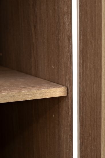 GD-10014/2-3 Шкаф Alto пенал c полками,цвет дуб Урбан Кофейный, фасад глухой 50*57*228.5см