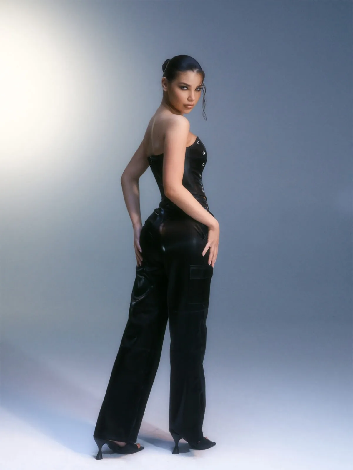 Брюки из экокожи Neo