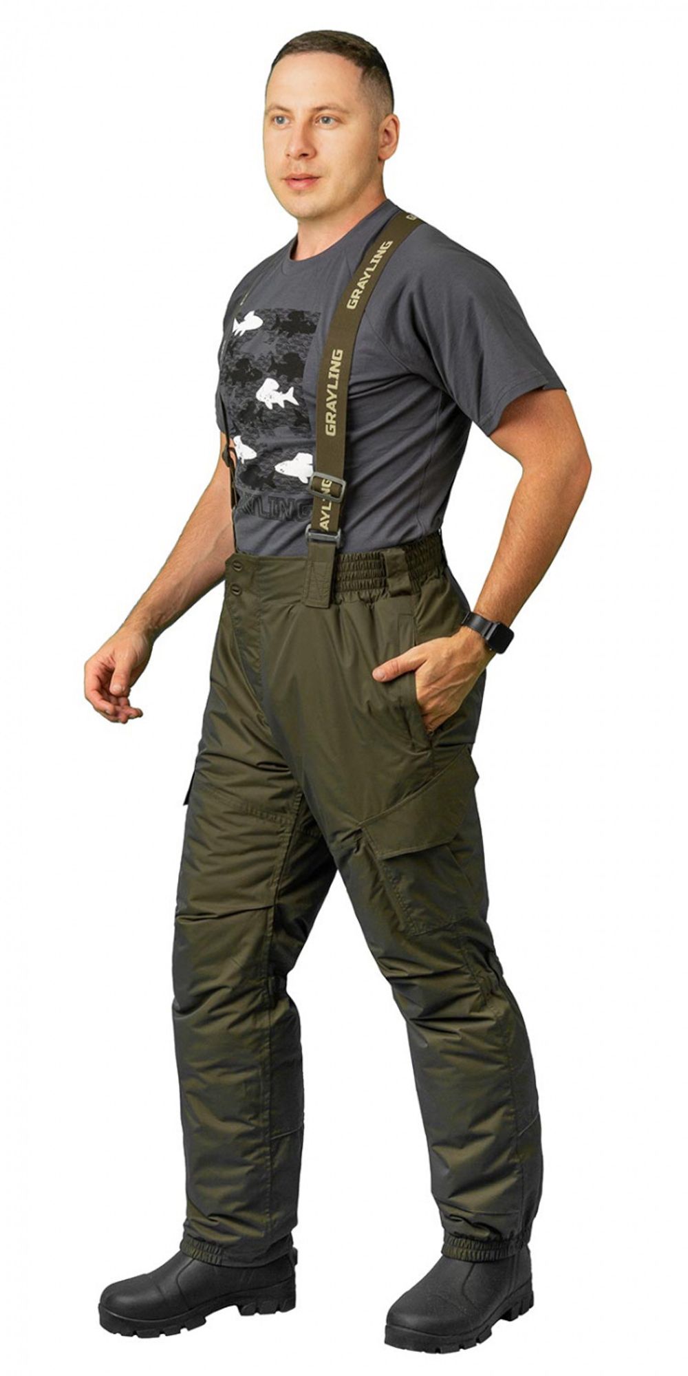 Костюм Скат Осень (-15) (нейлон, хаки) GRAYLING