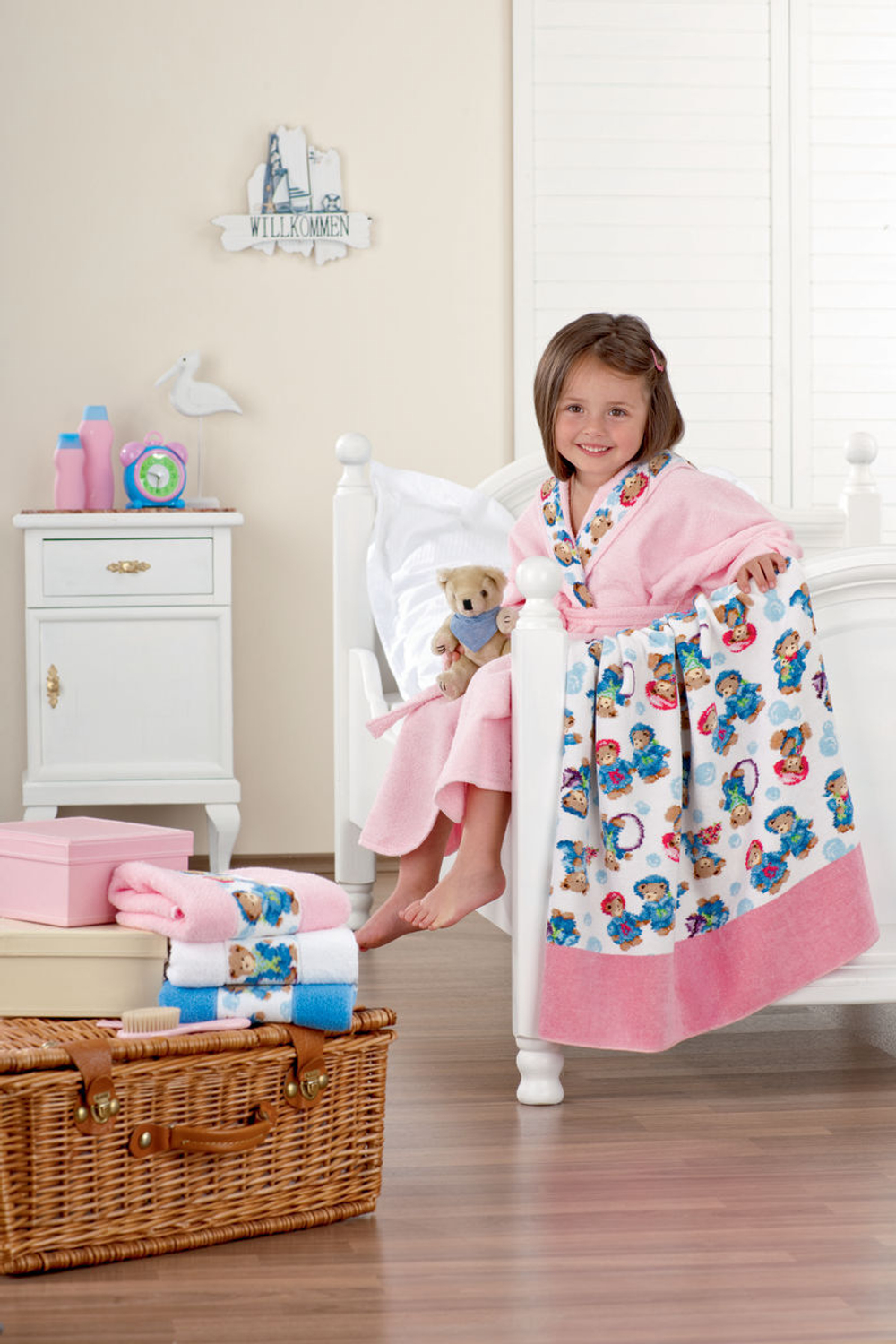 Плед детский 75x100 Feiler Little Skipers Weis белый