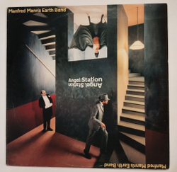 Винтажная виниловая пластинка LP Manfred Manns Earth Band Angel Station (UK 1979)