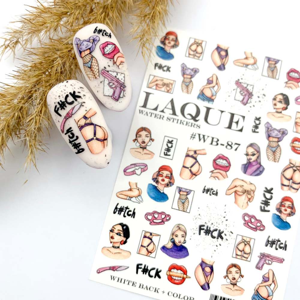 Слайдер дизайн Laque Stikers