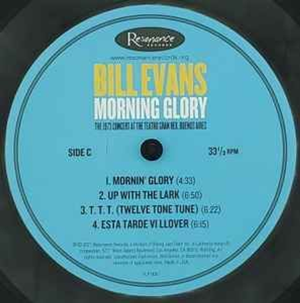 Bill Evans - Morning Glory: The 1973 Concert At The Teatro Gran Rex, Buenos Aires виниловая пластинка
