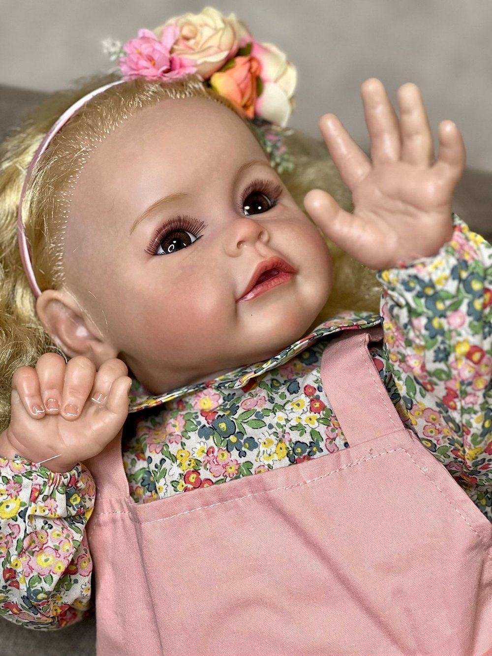 Кукла Реборн мягконабивная 60см в пакете (FA-026)