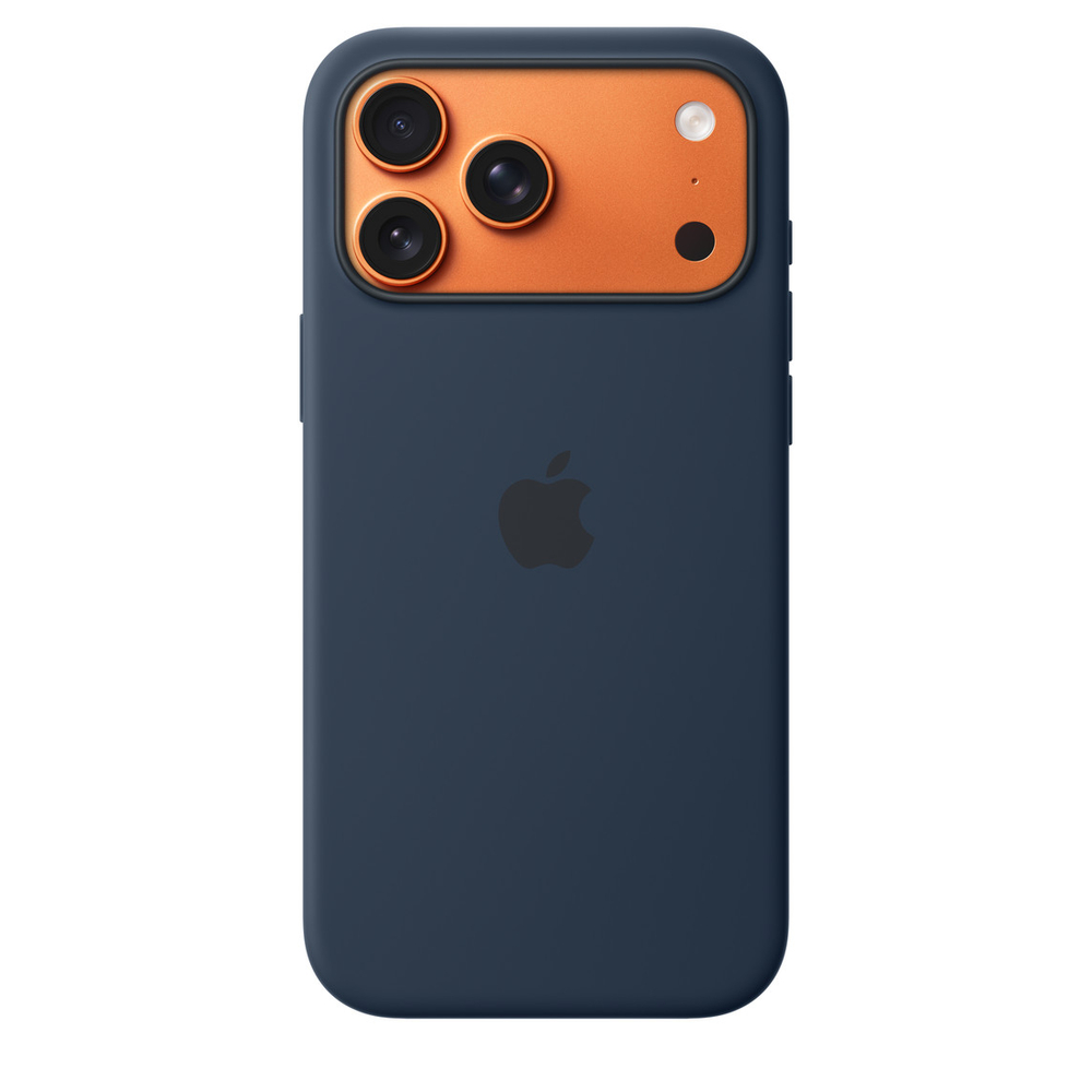 Чехол Apple Silicone Case с поддержкой MagSafe для iPhone 17 Pro Max, Midnight
