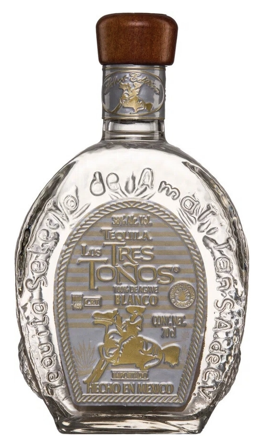 Текила Los Tres Tonos Blanco, 0.7 л