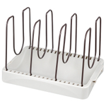 Органайзер для посуды ronja, 26,8х20,5 см, светло-серый/темно-сливовый