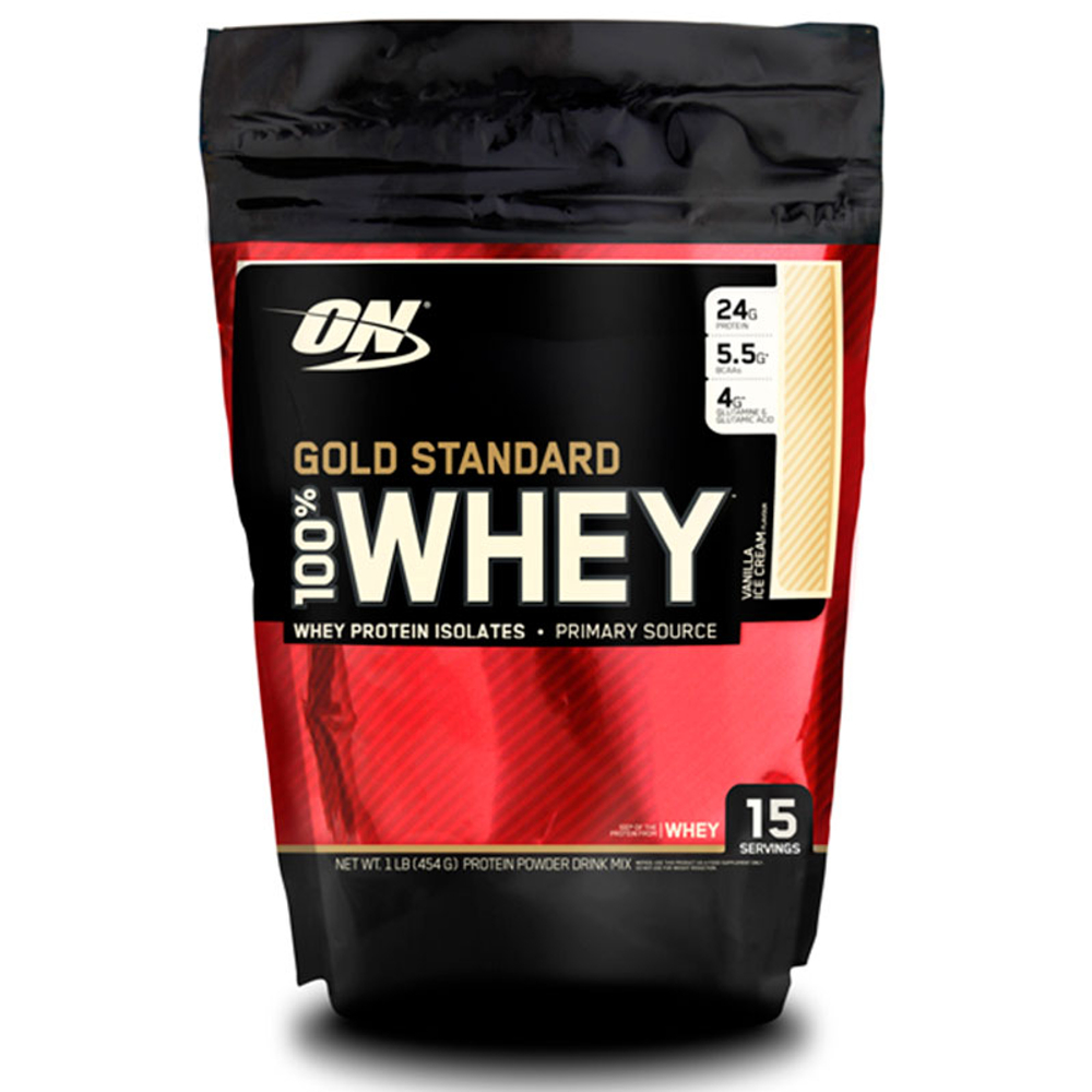 Optimum Nutrition 100% Whey protein Gold standard (454 гр.)_