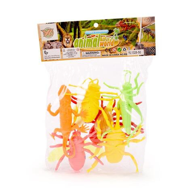 Набор насекомых 6шт, пакет YL1328-50