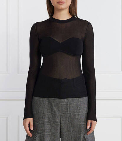 Блузка Patrizia Pepe - черный(2K0204 K078)