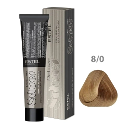 ESTEL De Luxe Silver Краска для волос, 8/0 светло-русый, 60мл