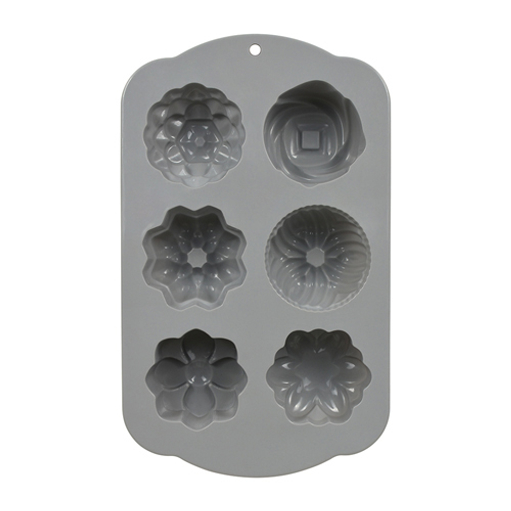 Форма силиконовая цветочки, 6 ячеек, 29*17,5*3,5 см MARMITON Basic /50/10 17407