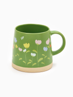 Кружка керамическая «Полевые цветы», 360 мл, ручная работа