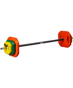 Штанга для бодипампа с разборным грифом BASEFIT BB-711, 20 кг (2 по 1,25, 2,5, 5 кг)