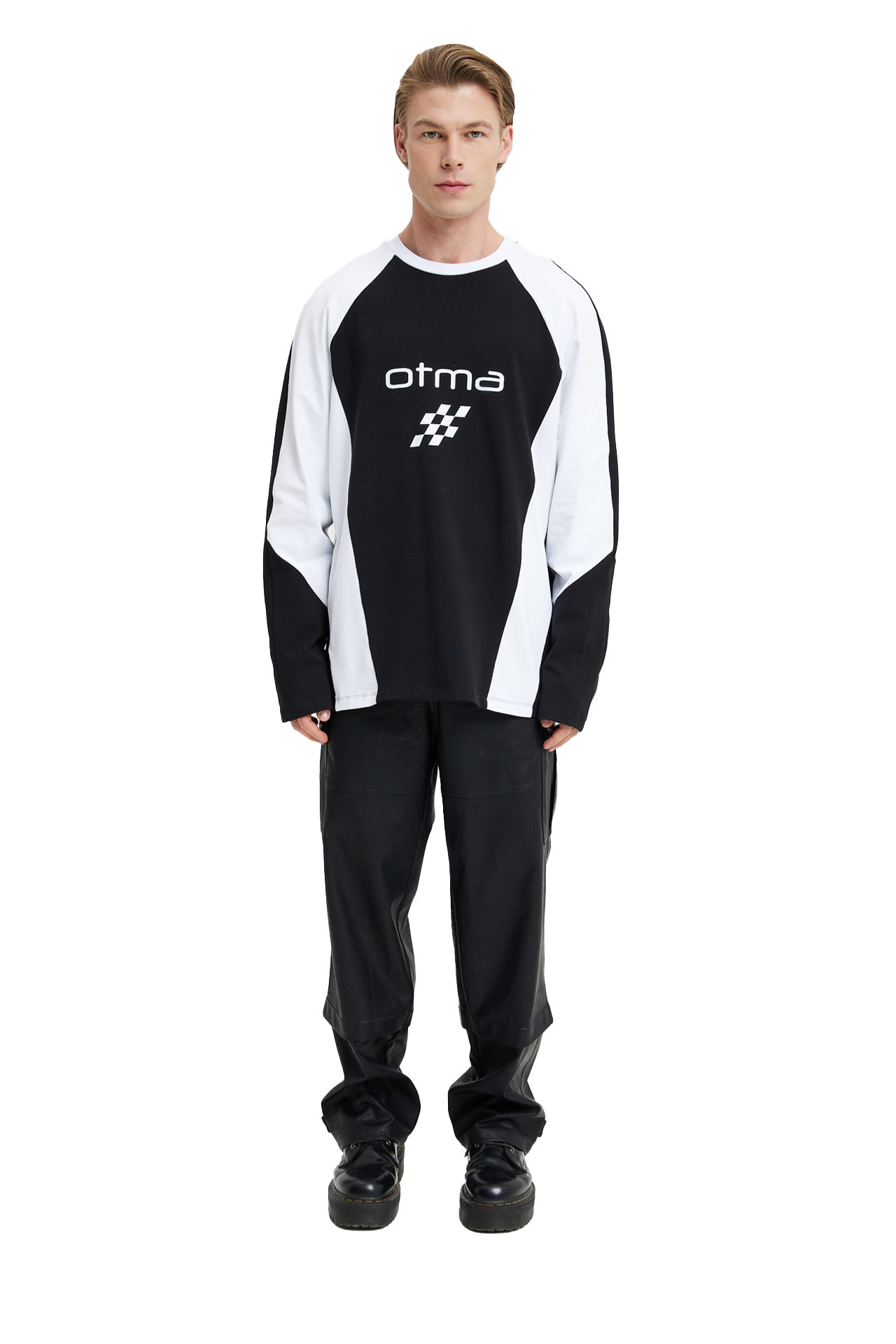 Лонгслив черный "MOTOCROSS"