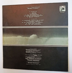 Винтажная виниловая пластинка LP Телевизор Дым туман (Россия 1993)