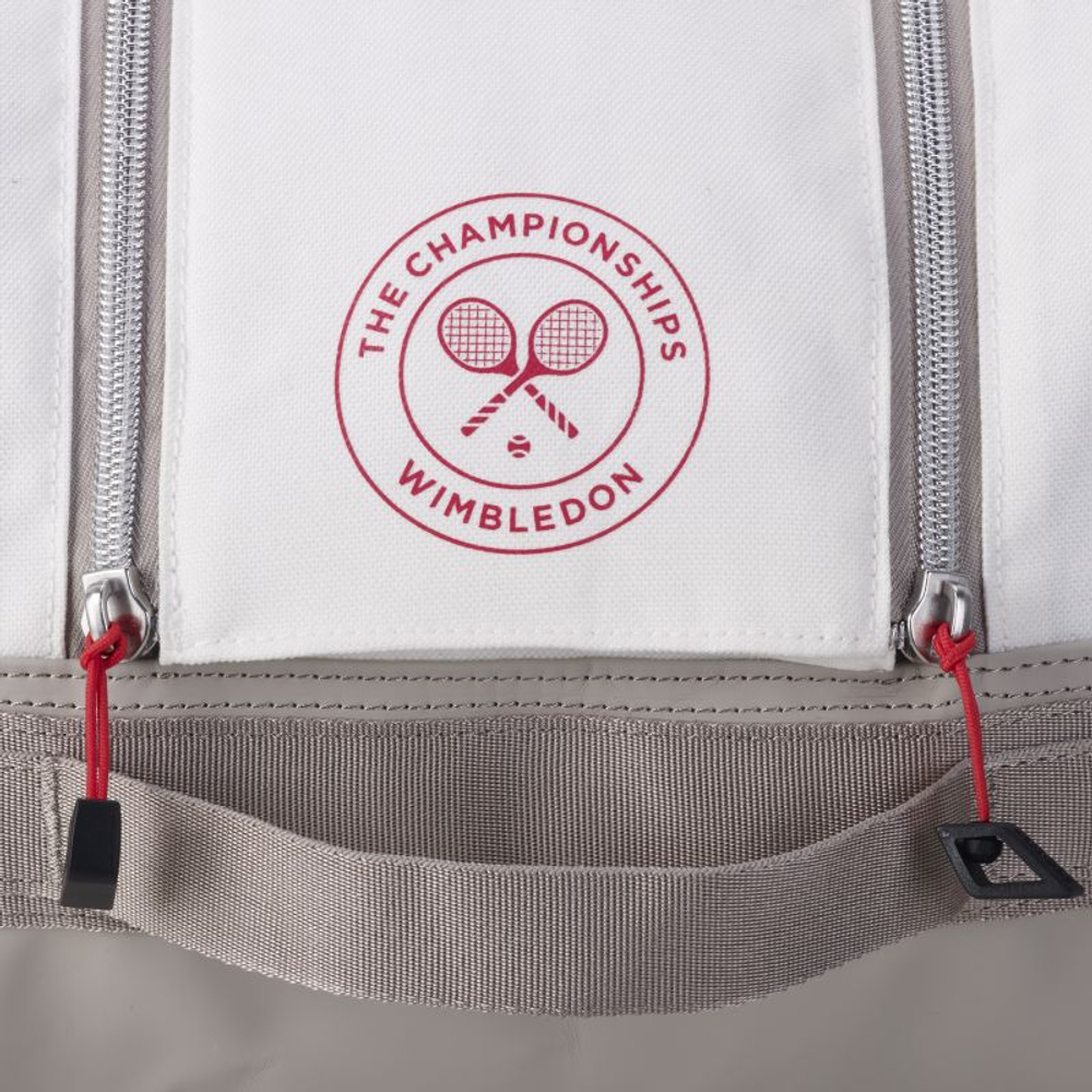 Сумка теннисная Babolat Court S Wimbledon - white/beige