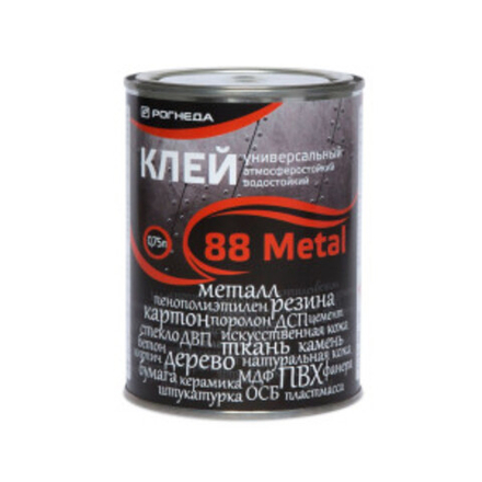 Клей универсальный водостойкий 88 METAL  0,75л РОГНЕДА