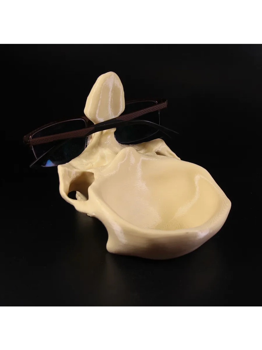 Подставка череп для очков и мелочей в прихожую, 3D печать