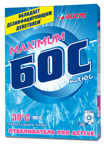 БОС плюс отбеливатель 300гр. (порош) *48 / 432 / 2160