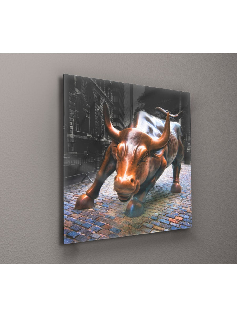 Картина на стену мотиватор бык Декор для дома, подарок