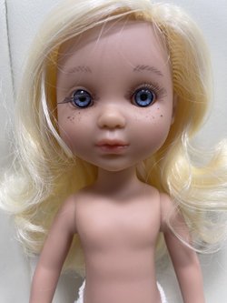 Уценка. Кукла для девочки виниловая 35см Ева без одежды (2823)