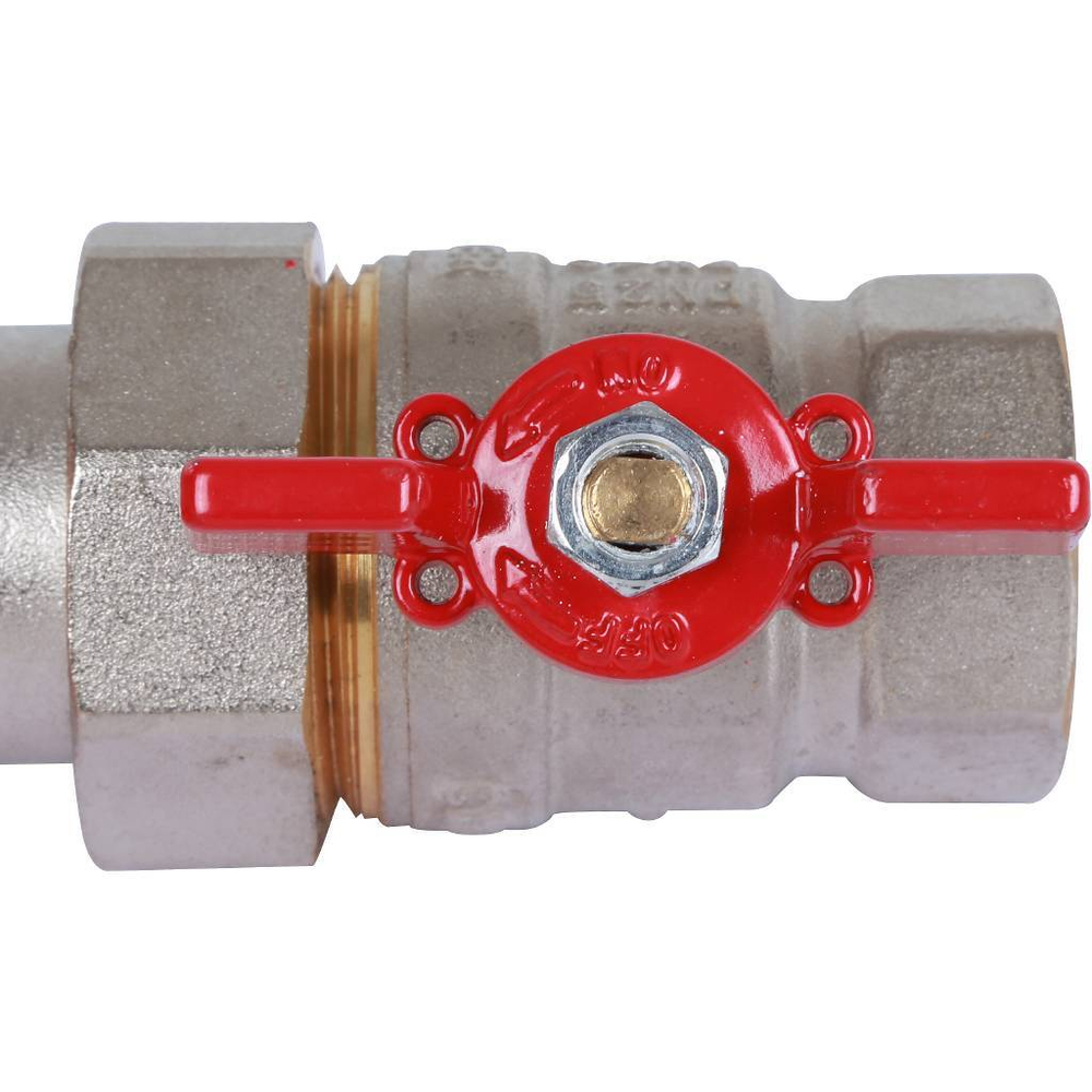 ROMMER Шаровой кран с американкой  1" ВН/НР, ручка бабочка