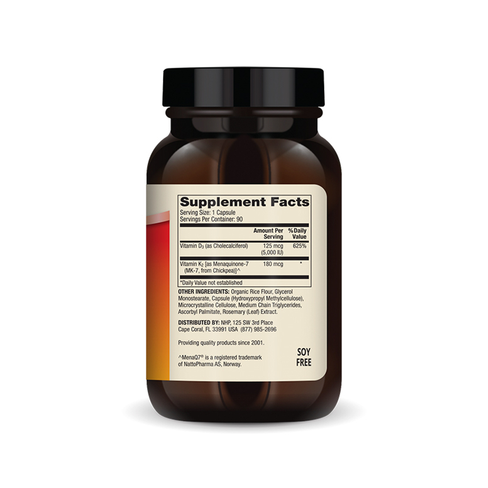 Vitamins D3 & K2 5,000 IU 180 мкг капсулы Dr.Mercola