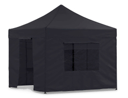 Быстровозводимаяя беседка-шатер 3х3 м Серии S8 (Черный)