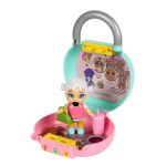 Куколка OLY в парике в чемоданчике на кодовом замке. Девочка 8см, арт.3381-1 ВВ3861 (Bondibon)