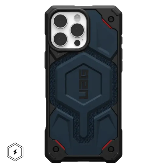UAG Monarch Pro Kevlar® with MagSafe Series Case for Apple iPhone 16 Pro Max Kevlar Mallard (Синий)