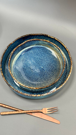 Тарелка с бортом 26*4.6 см,фарфор,серия "Aqua Blue" P.L.