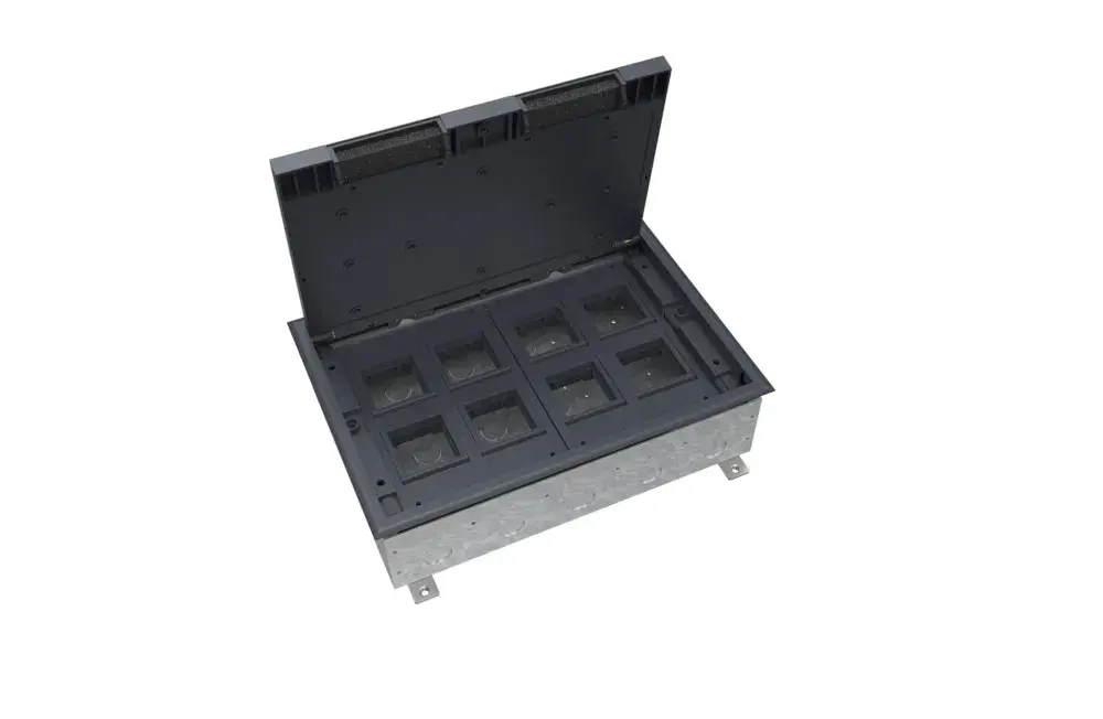 MultiDesk Люк на 16 модулей IP40 для бетонных полов с монтажной коробкой, тип MDK10