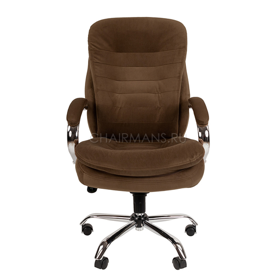 Кресло руководителя Chairman Home 795 ткань коричневый