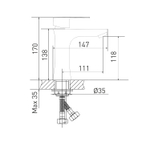 Смеситель для раковины 35k MIXLINE MLSS36-04 "Steel Kit" НЕРЖ
