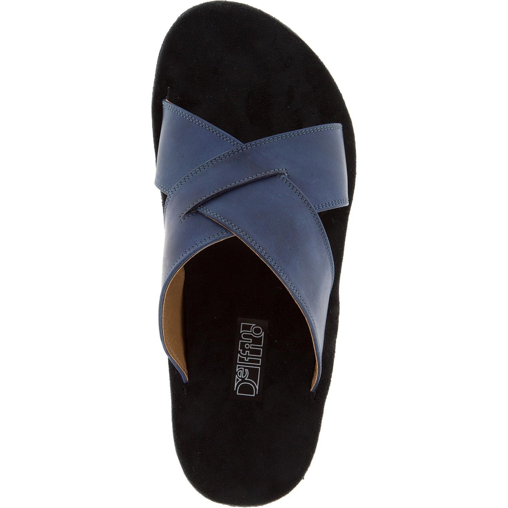 577157 сабо мужские синие