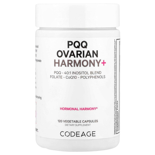 Codeage, PQQ Ovarian Harmony +, 120 растительных капсул