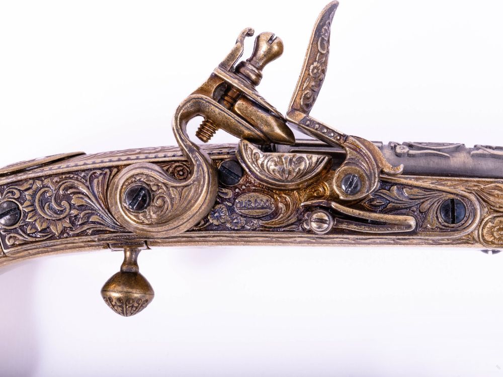 Denix Пистоль флинтлок, 18 в. Шотландия