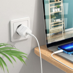 Сетевой адаптер питания BOROFONE BN6 PD 20W + кабель Type-C - Lightning (белый)