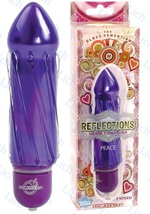 Аметистовый вибратор из стекла REFLECTIONS PEACE