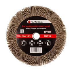 Круг лепестковый зачистной 115х20мм M14 (Grit 180) Forsage F-FD1180F