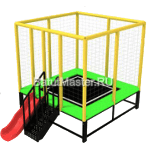 Мини батутная арена "Полянка" 3x2x2,2 м