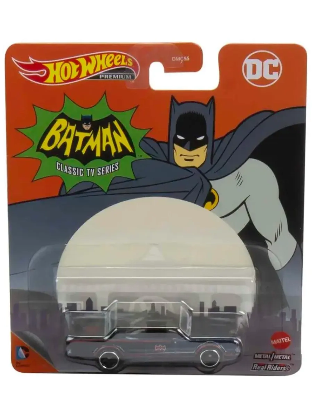 Машинка Хот Вилс Премиум TV Series Batmobile DMC55 HCP10